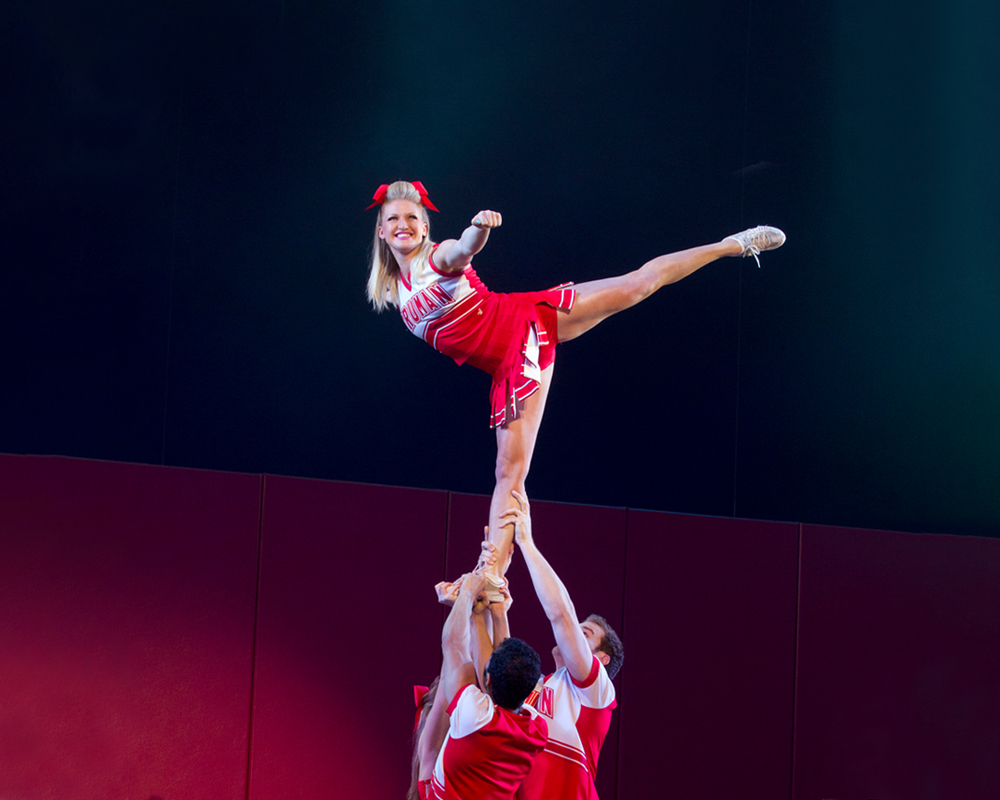 BIO-gallery-2 BRING IT ON | Broadway Cast Cheer Pose. Photo Credit: Joan Marcus
