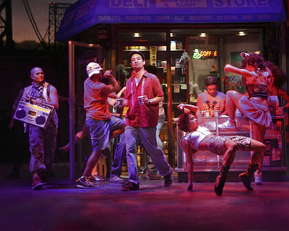 Lin-Manuel Miranda as "Usnavi" and ensemble | IN THE HEIGHTS OBC