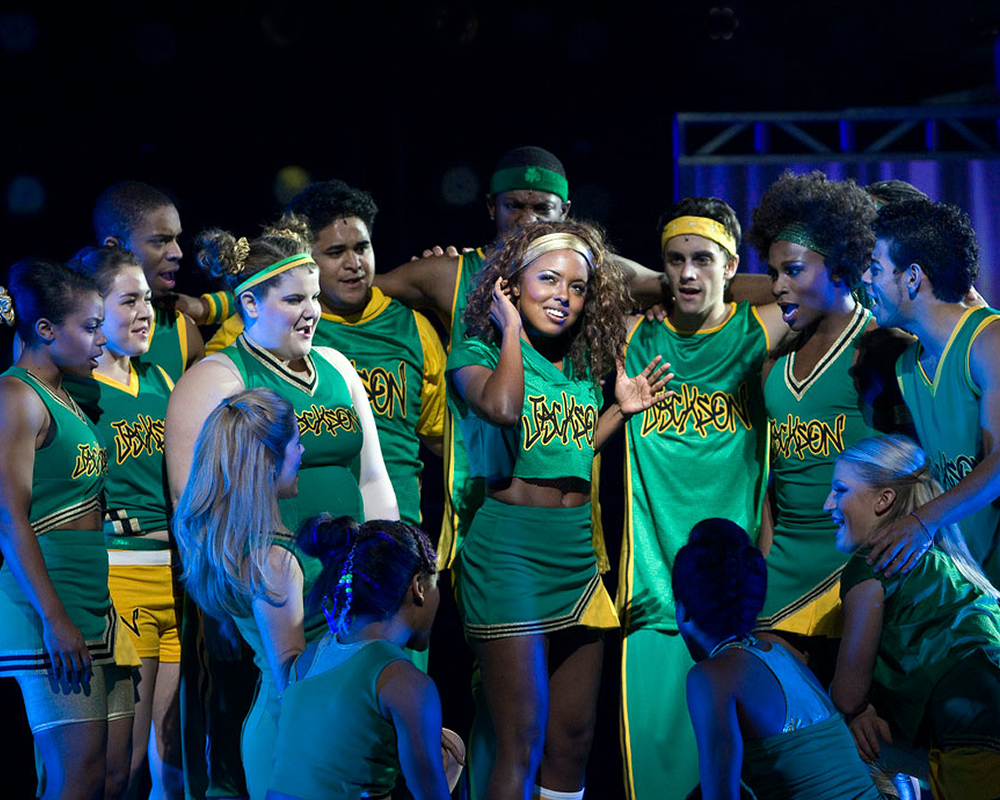 BRING IT ON | Broadway Cast - Jackson Cheerleaders. Photo Credit: Joan Marcus