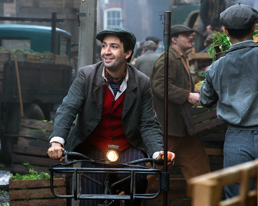 Lin-Manuel Miranda is Jack in Disney’s MARY POPPINS RETURNS, a sequel to the 1964 MARY POPPINS, which takes audiences on an entirely new adventure with the practically perfect nanny and the Banks family.